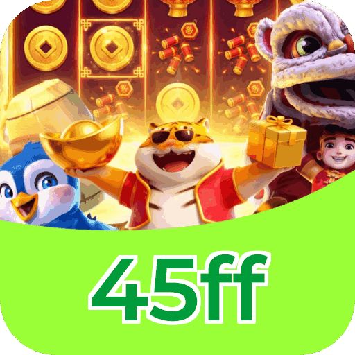 Interface do aplicativo 45ff mostrando jogos disponíveis no iOS e Android